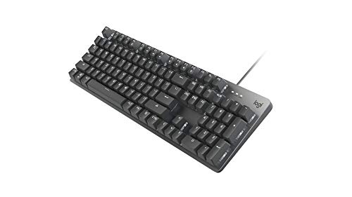 Logitech K845 Mechanical Illuminated Keyboard, Full Size, Aluminum Top