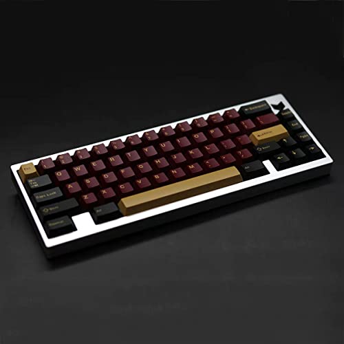 Double Shot Red Samurai Keycaps for Mechanical Keyboards