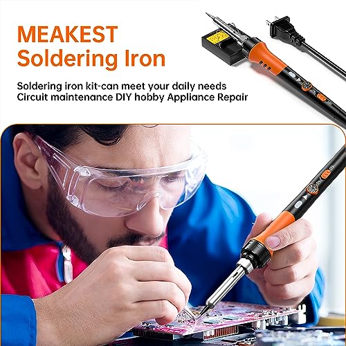 Premium 60W Soldering Iron Kit - 12-in-1 Mechanic