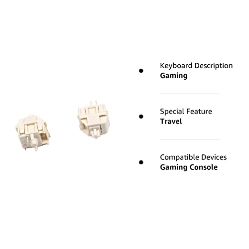 KAILH Novelkeys Cream MX SMD RGB Switches (10 pcs)