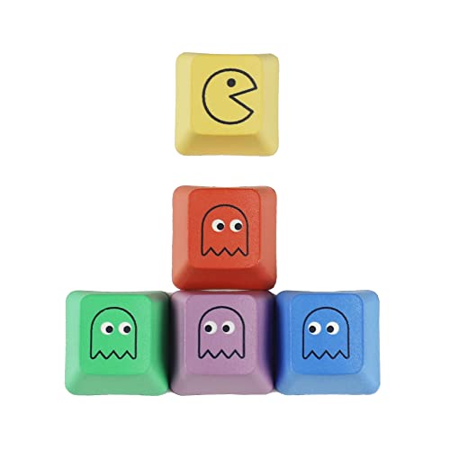 Pac-Man Sublimated PBT Keycaps for Mechanical Keyboards
