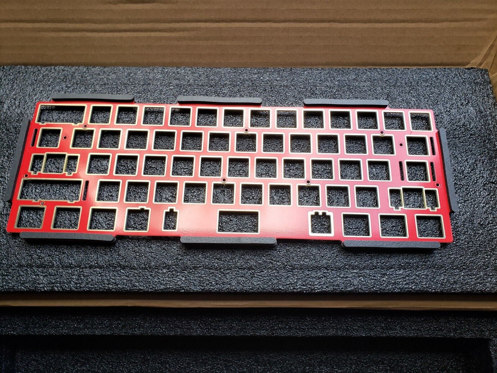 Kbdfans X3 RF4 Aluminum Brass-plati for D60 Mechanical Keyboards