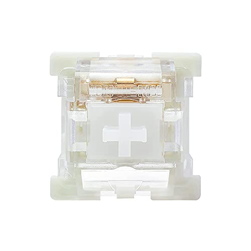 Silent White Switches: 20-Pack for Mechanical Keyboards