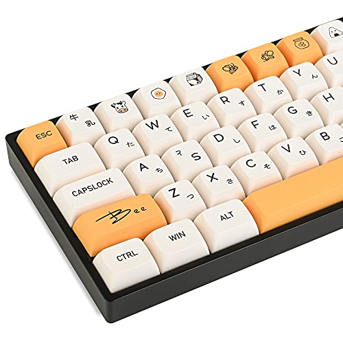 XDA Honey Milk Keycaps - 140-Key Set