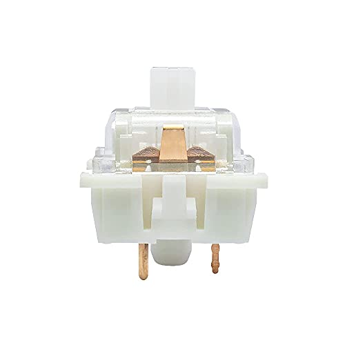 Silent White Switches: 20-Pack for Mechanical Keyboards