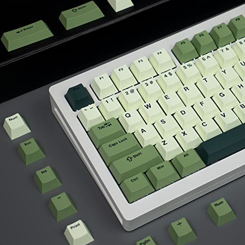 dagaladoo Cherry Profile Keycaps - 125 Matcha Green