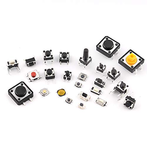 125Pcs Tact Switch Assortment Kit for Mechanical Keyboards
