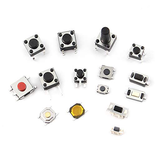 125Pcs Tact Switch Assortment Kit for Mechanical Keyboards