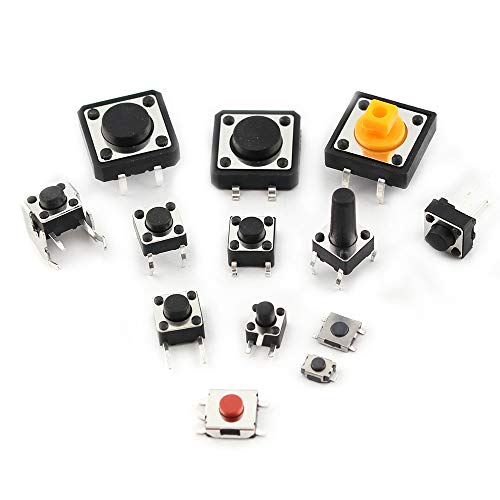 125Pcs Tact Switch Assortment Kit for Mechanical Keyboards