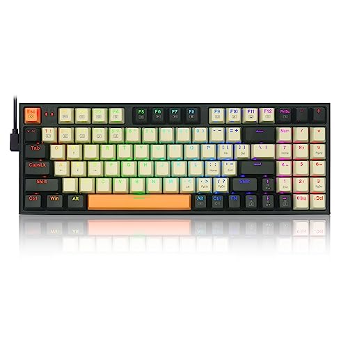 Redragon RGB Backlit Mechanical Gaming Keyboard, Compact (K636CLO)