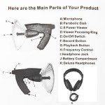 300ft Parabolic Microphone Sound Amplifier Device