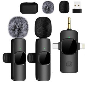 Wireless Lavalier Microphone for iPhone and Android