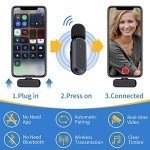 Wireless Lavalier Microphone Set for Smartphones
