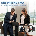 Wireless Lavalier Microphone Set for Smartphones
