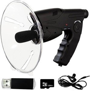 Birdsong Recording Parabolic Microphone - 5 Hour Battery