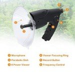 Bird Listening and Recording Parabolic Microphone