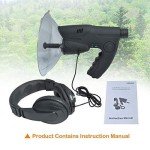 Bird Listening and Recording Parabolic Microphone