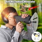 300FT Bionic Ear Parabolic Microphone for Bird Recording