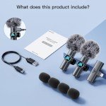 Leettus Wireless Lavalier Microphones for iPhone & iPad