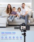 LAVRIDER Wireless Mic for YouTube & Noise Cancellation