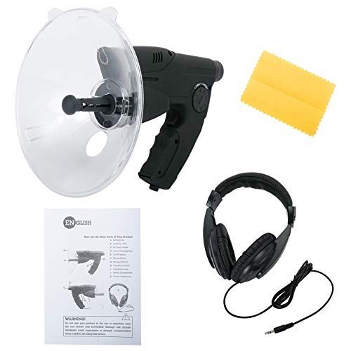 LuckyHigh Parabolic Microphone for Bird Watching