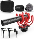 Movo X1-Mini Shotgun Microphone for Cameras