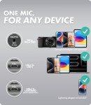 Movo X1-Mini Shotgun Microphone for Cameras