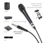 Fifine Dynamic Karaoke Microphone with Switch K6