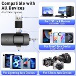 Mini Wireless Lavalier Microphone for All Devices