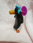 Penguin Toy with Parabolic Microphone Attachment