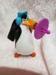 Penguin Toy with Parabolic Microphone Attachment