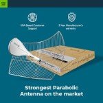 Bolton Long Ranger Parabolic Antenna - 20 Miles