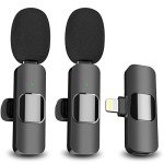 EJCC Wireless Clip-on Microphones for iPhone