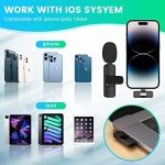 EJCC Wireless Clip-on Microphones for iPhone