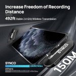 SYNCO Wireless Lavalier Microphone for iPhone