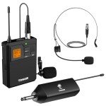 TONOR UHF Wireless Microphone System - Headset & Lavalier