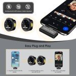WAVLINK Wireless Lavalier Microphone Dual Mic System