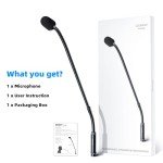 Gooseneck XLR Microphone for DJs and Audio Mixing