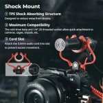 SMALLRIG Shotgun Mic for DSLR and Smartphone