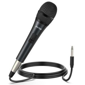Fifine Dynamic Karaoke Microphone with Switch K6