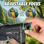 HAUSBELL Parabolic Microphone with Headphones Included