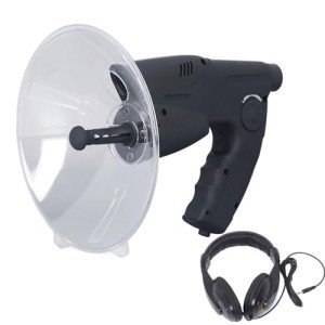 8X Parabolic Microphone for Long-Distance Listening