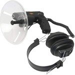 Portable Parabolic Microphone with 8X Sound Amplifier