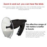 100M Parabolic Microphone for Sound Amplification