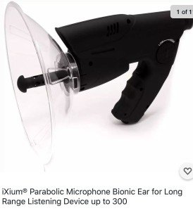 100m Parabolic Spy Microphone for Sound Amplification