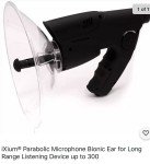 100m Parabolic Spy Microphone for Sound Amplification