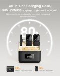 Wireless Mini Microphone with Noise Cancellation for Mobile