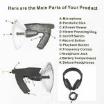 300FT Parabolic Sonic Listening Device Microphone