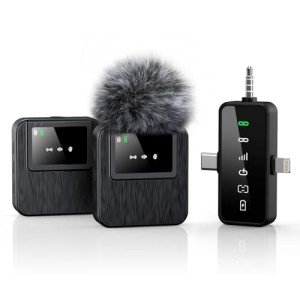 Wireless Lavalier Microphone for iPhone and Android