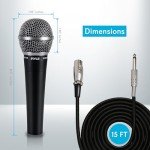 Pyle Handheld Dynamic Microphone with XLR Cable